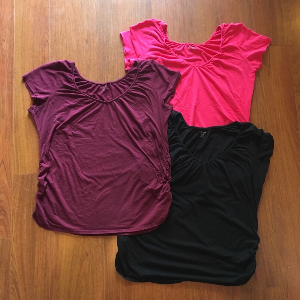 Bundle of XL Motherhood maternity / nursing shirts